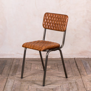 Genuine Leather Kitchen & Dining Chairs You'll Love | Wayfair.co.uk